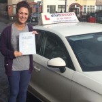 Zara passed with our driving instructor Dave